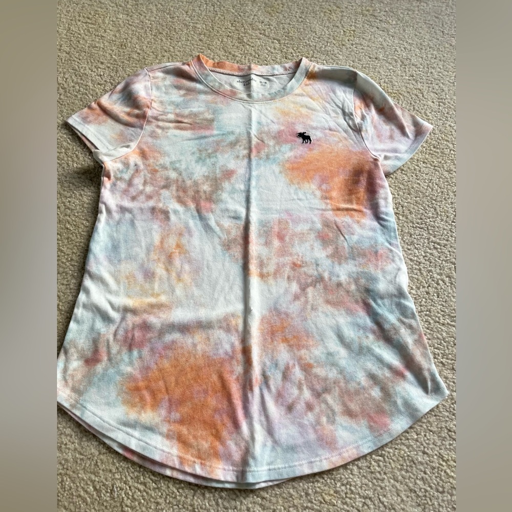 Abercrombie kids | multicolor tie-dye tee